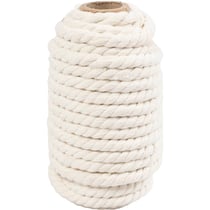 Cordon pour macramé, L : 12 M, d 8,5 mm, blanc cassé, 300 gr/ 1 rouleau