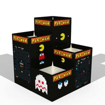 SET 4 POTS CRAYONS MAGNETIQUES Pac man - 13196 cm