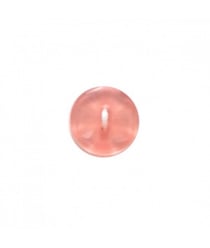 Carte de 7 boutons rose transparent 11mm - Distrifil Rose