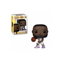 NBA - Figurine POP! LeBron James White Uniform (Lakers) 9 cm