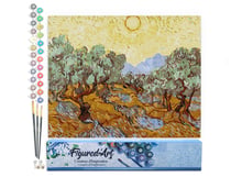 Peinture par Numéro Figured'Art - Van Gogh St Remy Oliviers - Kit de Loisir Créatif DIY Numéro d'Art Complet - 40x50cm sans châssis en bois