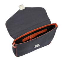 SACOCHE FERMOIR METAL - CUIR S1829 - 30x27x05 cm