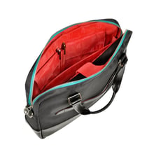 SACOCHE TRAPEZE - CUIR Holi - 38x28,5x5 cm