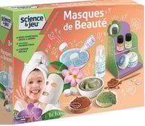 Coffret masques de beauté - science et jeu - clementoni - 52439 - cosmétiques