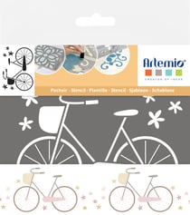 Pochoir vélo 10x15 cm - Artemio