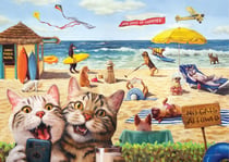 Puzzle 500 pièces - Pièces XXL - Interdit aux chats - Eurographics