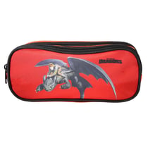 Trousse rectangulaire Dragons Krokmou 23 CM - 2 compartiments Krokmou et Harold