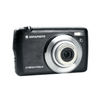 AGFA PHOTO Realishot DC8200 - Appareil Photo Numérique Compact Cam, 21MP, Vidéo Full HD, Ecran LCD 2.7'', Zoom Optique 8X, Batterie Lithium et Carte SD 16GB - Noir