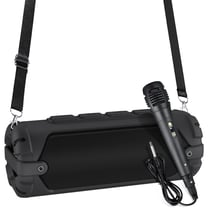 Haut-Parleur Bluetooth Portable 20W Avec Micro Et Bandoulière Noir YONIS