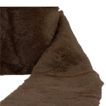 Bobine 5m Fourrure acrylique marron foncé
