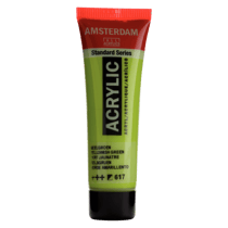 Peinture acrylique en tube - Vert jaunâtre - 617 - Amsterdam - 20ml