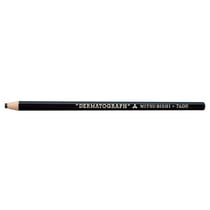 Crayon gras UNI-BALL DERMATOGRAPH 7600 - Noir - Lot de 12