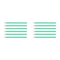 Crayon graphite WONDAY - Corps hexagonal vert - HB - Lot de 12