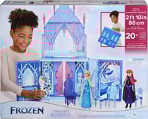 L'extraordinaire palais de glase d'elsa 86 cm de haut + 20 accesoires - reine des neiges 2 - hasbro