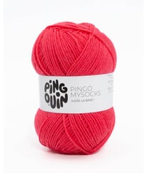 Fil spécial chaussette à tricoter PINGO MYSOCKS - Pingouin Rouge
