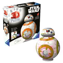 Puzzle 3D Ravensburger Star Wars BB-8 Blanc 17,5 cm