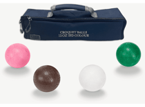 Lot de 4 boules de croquet en composite - Couleurs secondaires - Uber Games
