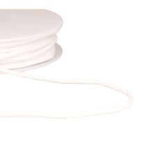 Bobine 30m cordon tressé 4,5mm blanc