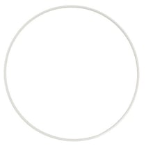 Armature abat-jour cercle Rilsan Diamètre 40 cm blanc