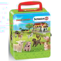 Coffret de rangement pour 18 bébés animaux SCHLEICH