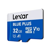 LEXAR Carte microSDHC Blue Plus UHS-I 32Go V10 100MB/s avec adaptateur carte SD