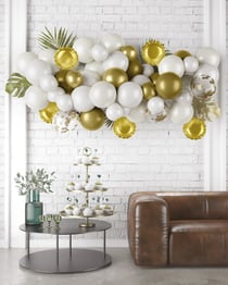 Kit 50 ballons - or