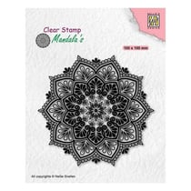 Tampon transparent scrapbooking Nellie's choice MANDALA 6