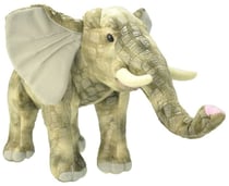 Peluche elephant 40 cm - animaux de la savane - wild planet - k7515