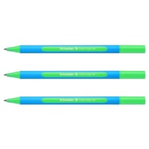 Lot de 3 stylos bille SCHNEIDER Slider Edge - Vert - Pointe moyenne