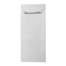Mini-sac en papier, 5,3x11,5cm, 50pces, blanc