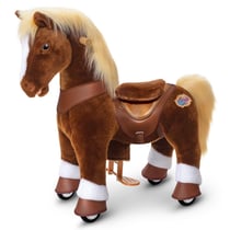 Cheval Porteur Enfant Modele Y marron-blond