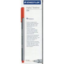 Feutre fineliner - STAEDTLER - Pointe fine 0,3 mm - Rouge - Triplus