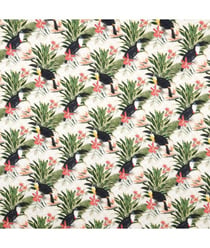 Tissu coton toile makatea provence de 135 cm de largeur Blanc vendu par 50 cm