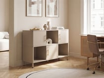 Buffet Acier Beige OMBURA - Beliani