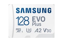 Carte mémoire SAMSUNG EVO PLUS 2024 microSD - 128 Go - Adaptateur SD