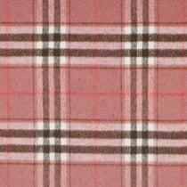 Tissu Tartan Ecossais Highlands touché laine lourd Rose blush - Au mètre