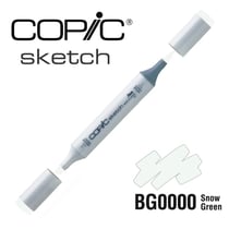 Copic - Marqueur à l'alcool Copic Sketch BG0000 Snow Green