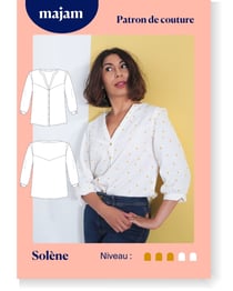 Patron couture Chemisier Solene