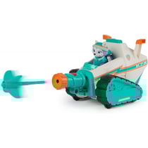 Coffret pat patrouille deluxe : everest et son chasse neige et poule - vehicule transformable - 2 figurines - chien - paw patrol - spin master