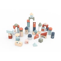 Jeu de construction en bois 50 blocs