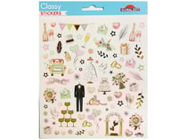 Autocollants - Mariage - Dorures et paillettes