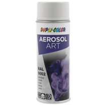Spray de peinture - Gris blanc - RAL 9002 - Brillant - Tous supports - Aérosol Art