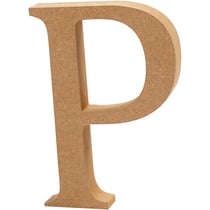 Lettre, P, H : 8 cm, ép. 1,5 cm, 1 pièce