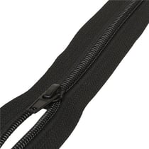 Fermeture sport séparable maille spirale - noir