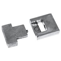 Rayher - Fermoir magnétique pour bracelet Argenté 15 mm