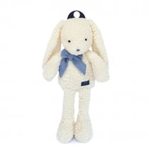 Lapin en peluche Pilou écru 47 cm - Maïlou Tradition