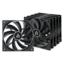 Ventilateurs de boîtier ARCTIC COOLING F12 (5 PACK) - 120 mm - Noir
