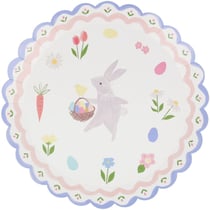 8 Assiettes Lapin de Pâques