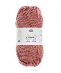 Fil à tricoter FASHION COTTON MÉTALLISÉ DK - Rico Design 19 Rouge