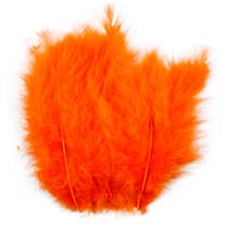 Duvet, dim. 5-12 cm, orange, 15 pièces/ 1 Pq.